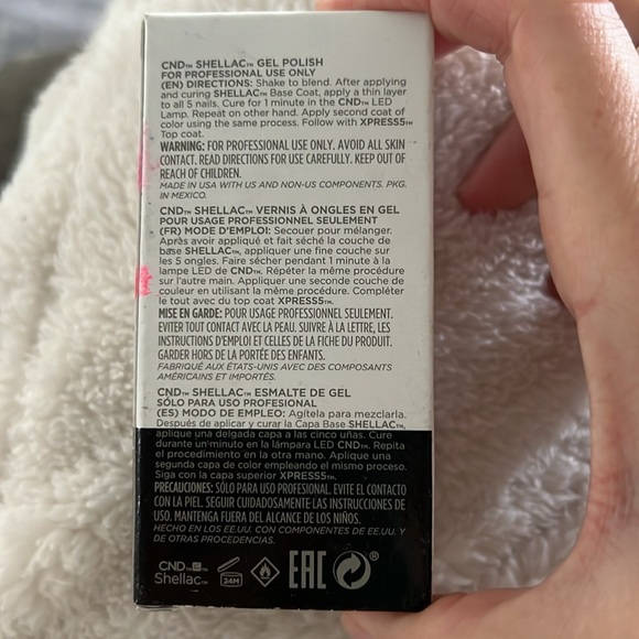 Cnd shellac brand gel polish. Color: taffy - Picture 3 of 3